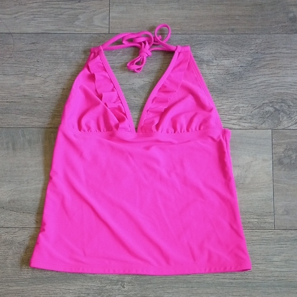 Old Navy Pink Halter Neck Women's Swimming Top, Size S NWOT